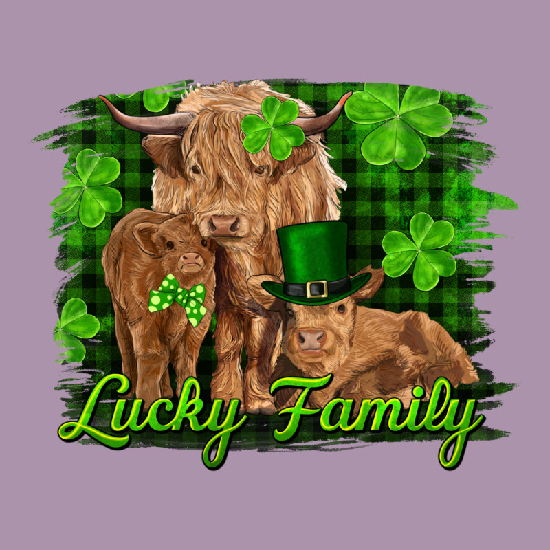 St Patrick's Day Lucky Cow Family Heavyweight Hoodie by RanaPortraitStore | Teevron