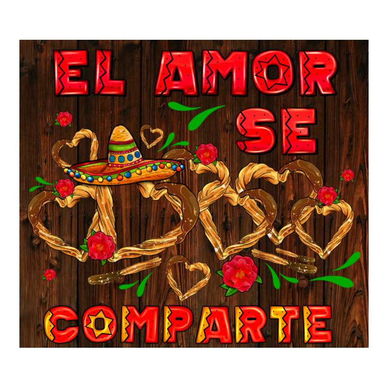 El Amor Se Comparte With Churros Premium Hoodie by AdoDesignShop | Teevron