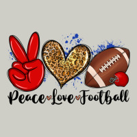 Peace Love Football Heavyweight Hoodie | Teevron