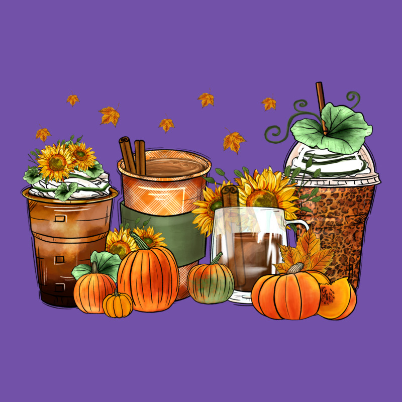 Fall Coffee Cups Premium Sweatshirt by Zillion Design Studio | Teevron