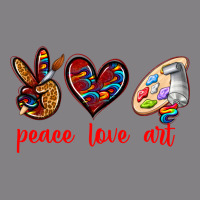 Peace Love Art Heavyweight Hoodie | Teevron