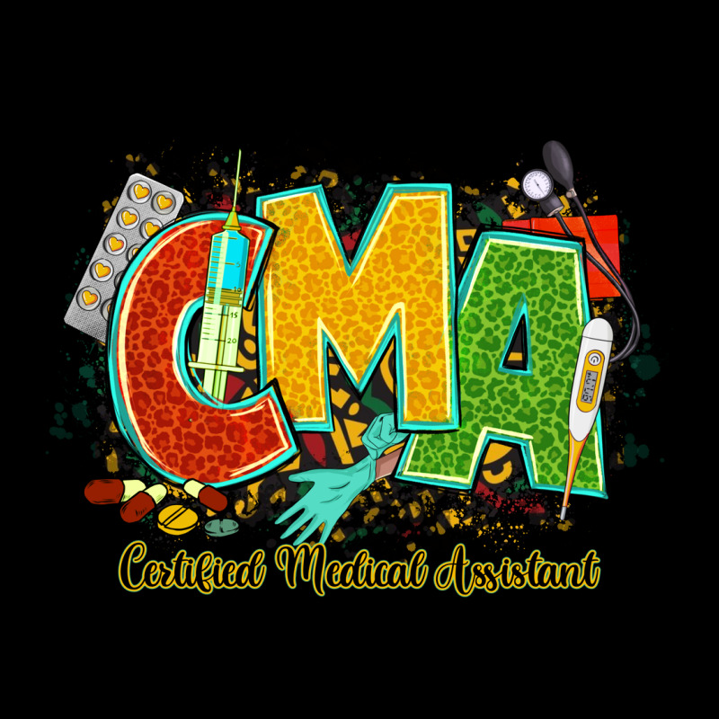 Cma Certified Medical Assistant Juneteenth Urban Hoodie by NancyCooperArtShop | Teevron