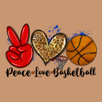 Peace Love Basketball Heavyweight Hoodie | Teevron