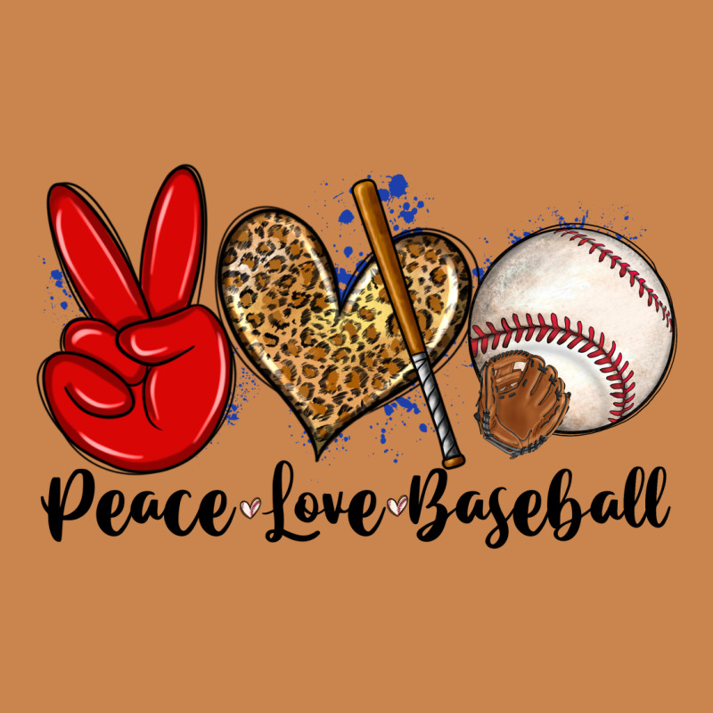 Peace Love Baseball Heavyweight Hoodie by Zillion Design Studio | Teevron