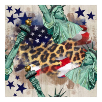 statue of liberty leopard | Teevron