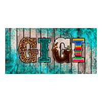 western turquoise gigi license plate | Teevron