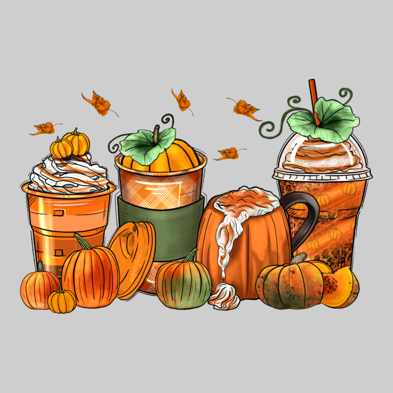Pumpkins Coffee Cups Premium Sweatshirt by Zillion Design Studio | Teevron