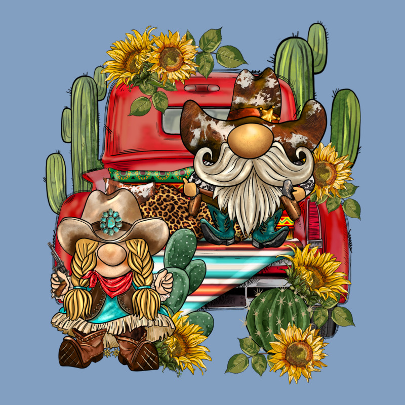 Western Gnome Truck Cactus Sunflower Urban Hoodie by BarkalooDesign | Teevron