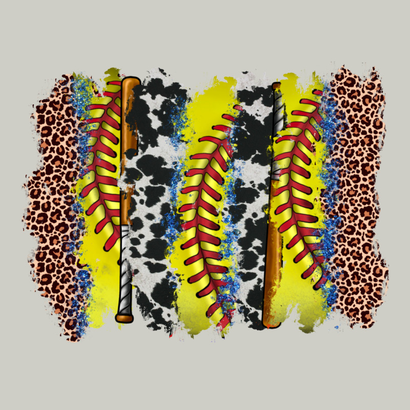 Softball Brushstroke Heavyweight Hoodie by Zillion Design Studio | Teevron