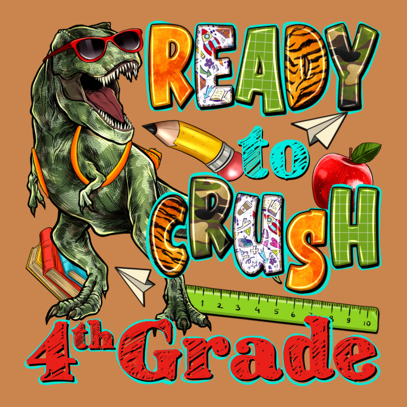 Ready To Crush Fourth Grade Heavyweight Hoodie by texasbilliewilder | Teevron