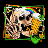 St Patricks Day Peace Skull Urban Hoodie | Teevron