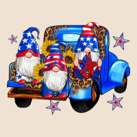American Flag Gnomes Truck Sunflowers Star Leopard Urban Heavy Tee | Teevron