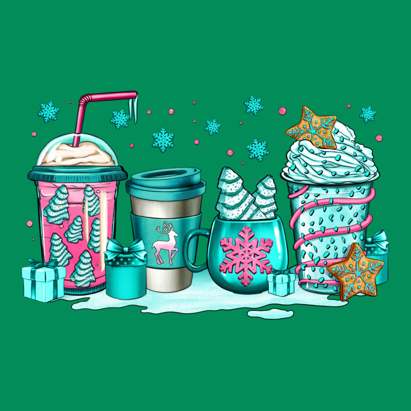 Winter Christmas Tree Cakes Coffee Urban Hoodie by Jasminsmagicworld | Teevron