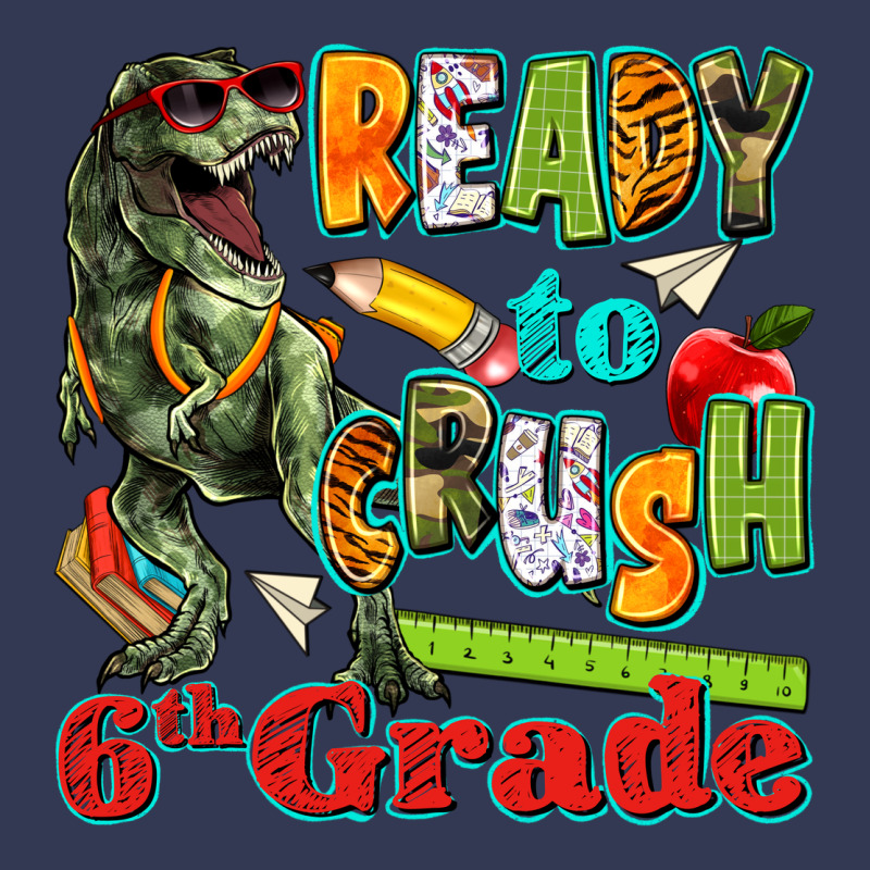 Ready To Crush Sixth Grade Heavyweight Hoodie by texasbilliewilder | Teevron