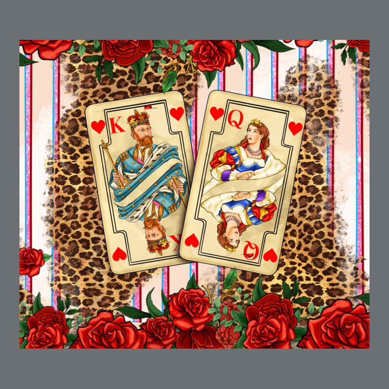 Valentines Day Playing Cards Premium Hoodie by AdoDesignShop | Teevron