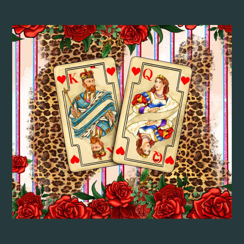 Valentines Day Playing Cards Premium Hoodie by AdoDesignShop | Teevron