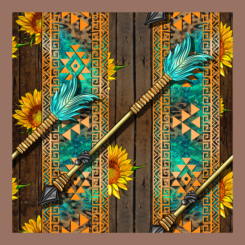 Aztec And Sunflowers Premium Hoodie by BundleAndBundleShop | Teevron