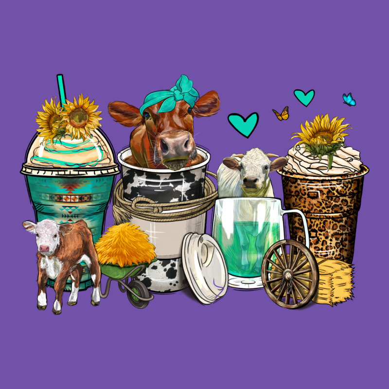 Cows Coffee Cups Premium Sweatshirt by Zillion Design Studio | Teevron