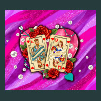 Valentines Day Playing Cards And Pearl Watercolor Premium Hoodie | Teevron
