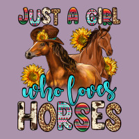 Just A Girl Who Loves Horses Heavyweight Hoodie | Teevron