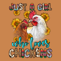 Just A Girl Who Loves Chickens Heavyweight Hoodie | Teevron