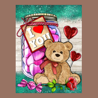 Candy Jar With Bear  Air Premium Hoodie | Teevron