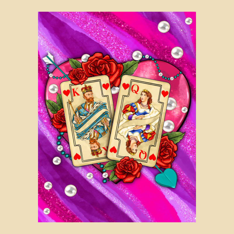 Playing Cards With Pearls And Glitter Air Premium Hoodie by AdoDesignShop | Teevron