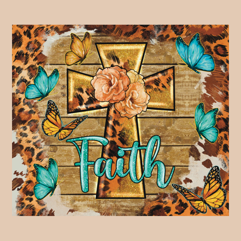 Faith Cross Urban Hoodie by BarkalooDesign | Teevron