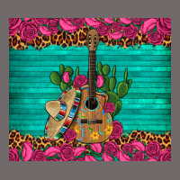 Mexican Guitar Roses Cactus Sombrero Urban Heavy Tee | Teevron