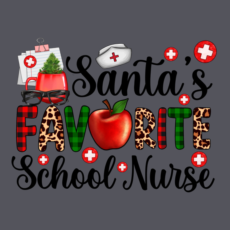 Santa's Favorite  School Nurse Vintage Hoodie by AdoDesignShop | Teevron