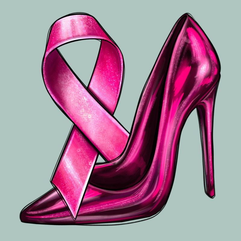Breast Cancer Ribbon And Heels Premium Sweatshirt by texasbilliewilder | Teevron