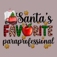 Santa's Favorite  Paraprofesyonal Vintage Hoodie | Teevron