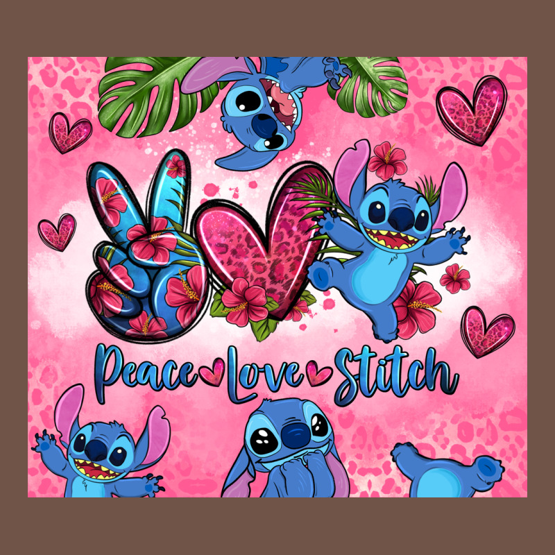 Peace Love Stitch Premium Sweatshirt by Zillion Design Studio | Teevron