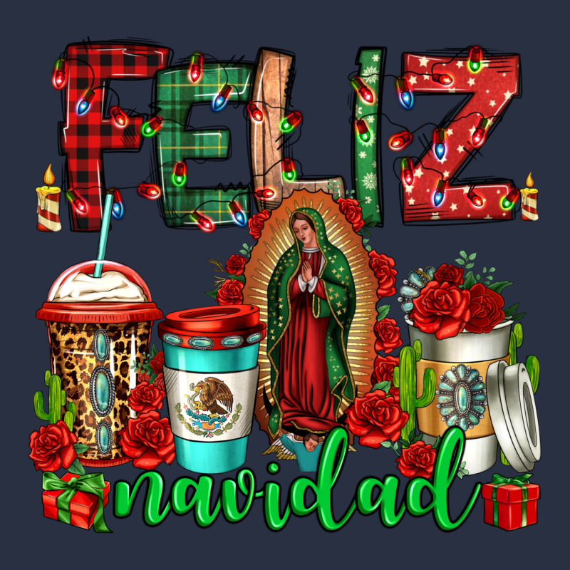Feliz Navidad Lady Of Guadalupe Christmas Coffee Urban Hoodie by Jasminsmagicworld | Teevron