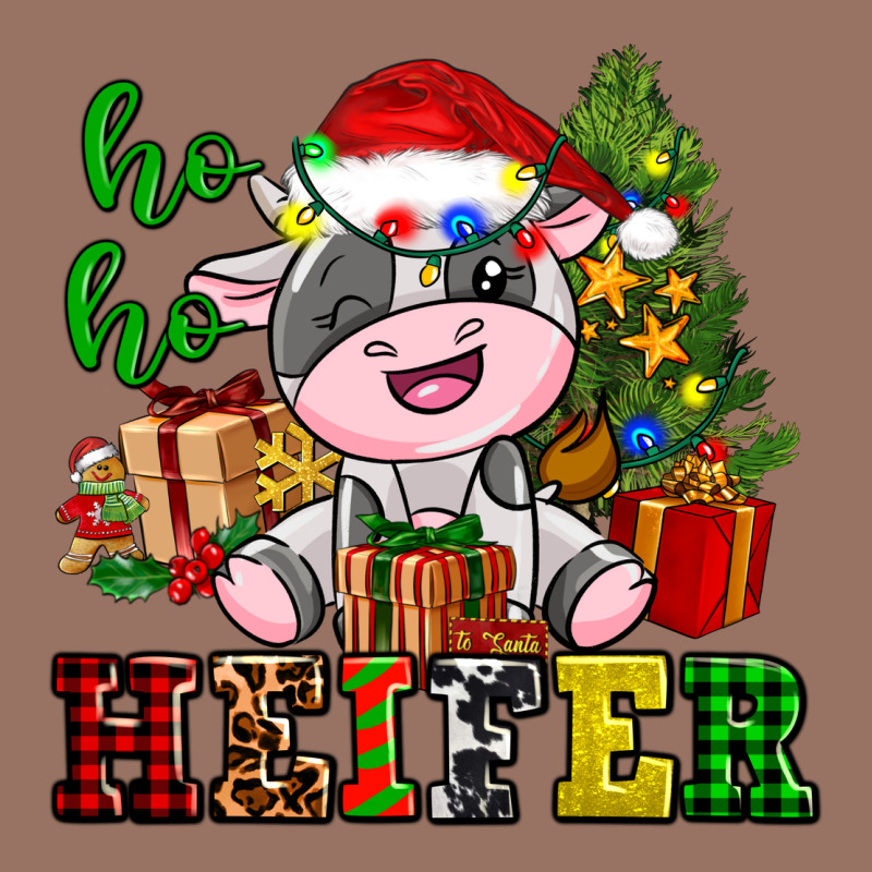 Ho Ho Heifer Little Cute Christmas Cow Premium Hoodie by AdoDesignShop | Teevron