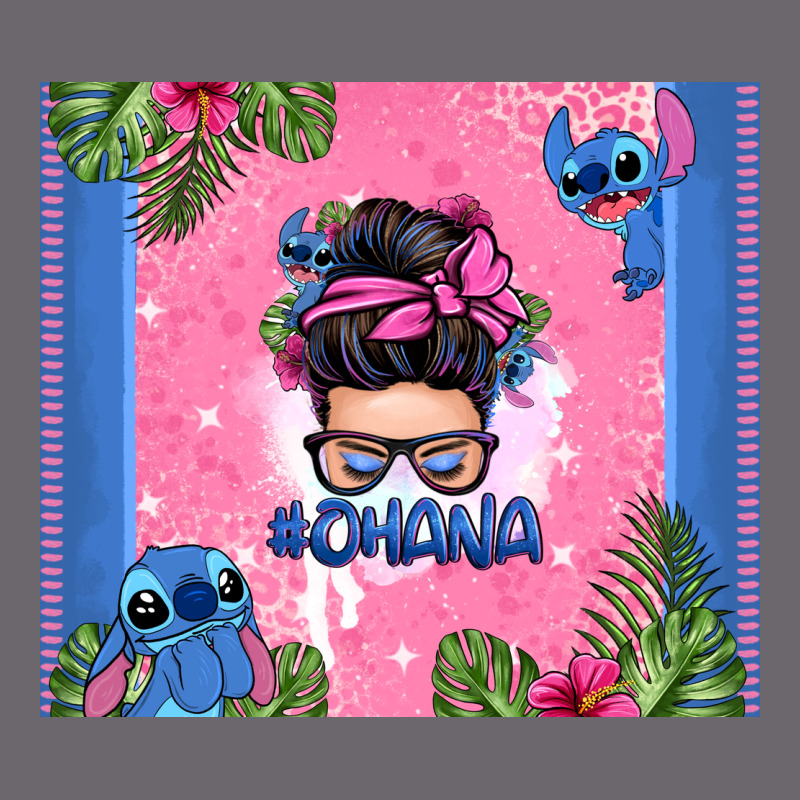 Ohana Stitch Messy Bun Premium Sweatshirt by Zillion Design Studio | Teevron