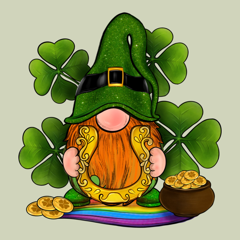 St Patricks Day Gnomes Shamrock Gold Horseshoes Rainbow Heavyweight Hoodie by RanaPortraitStore | Teevron