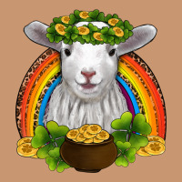 St Patricks Day Baby Sheep Shamrocks Gold Rainbow Heavyweight Hoodie | Teevron