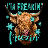 I'm Freakin Freezin Long Haired Cow Urban Hoodie | Teevron