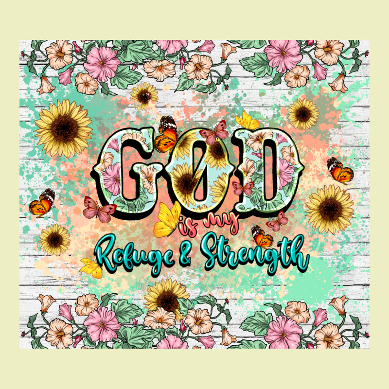 God Is My Refugee And Strength Urban Hoodie by NancyCooperArtShop | Teevron