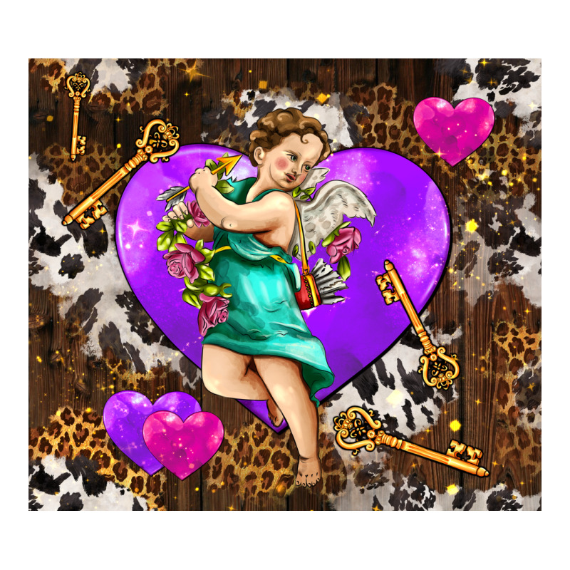 Cupid And Heart Premium Hoodie by AdoDesignShop | Teevron