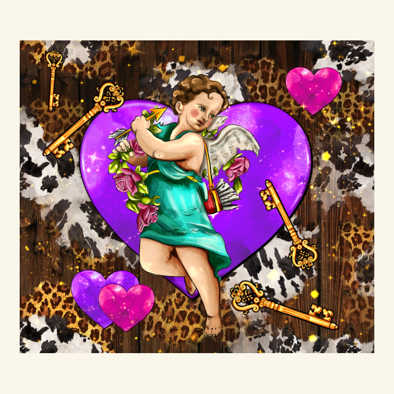 Cupid And Heart Premium Hoodie by AdoDesignShop | Teevron