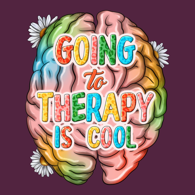 Going To Therapy Is Cool Urban Hoodie by NancyCooperArtShop | Teevron
