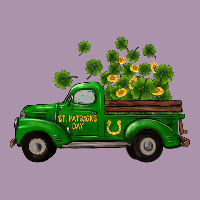 St Patricks Truck Shamrock Horseshoe Gold Heavyweight Hoodie by RanaPortraitStore | Teevron