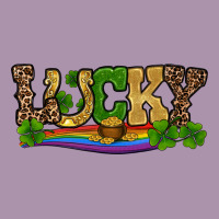 St Patricks Shamrock Gold With Rainbow Heavyweight Hoodie | Teevron