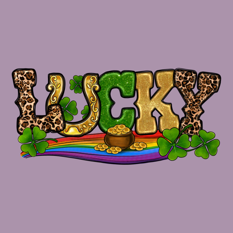St Patricks Shamrock Gold With Rainbow Heavyweight Hoodie by RanaPortraitStore | Teevron