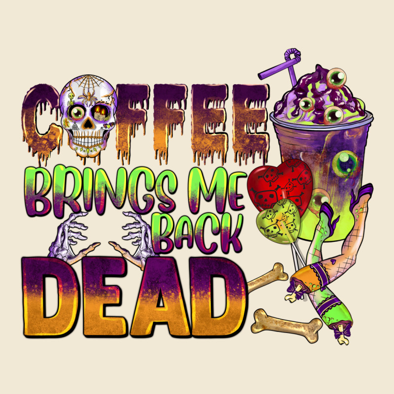 Coffee Brings Me Back Dead Ladies Tee by BarkalooDesign | Teevron