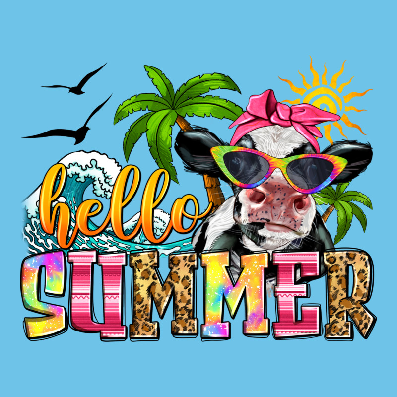 Hello Summer Cow Premium Sweatshirt by Zillion Design Studio | Teevron
