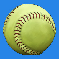 Softball Ball Premium Hoodie | Teevron