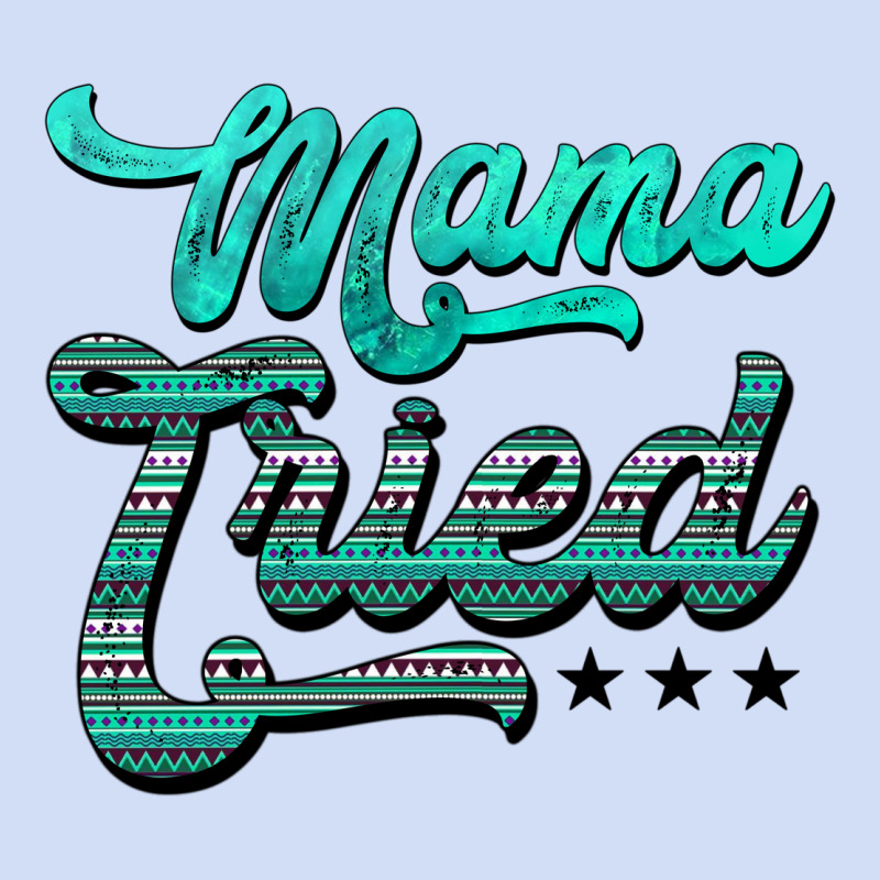 Mama Tried Aztec Turquoise Urban Hoodie by AdoDesignShop | Teevron